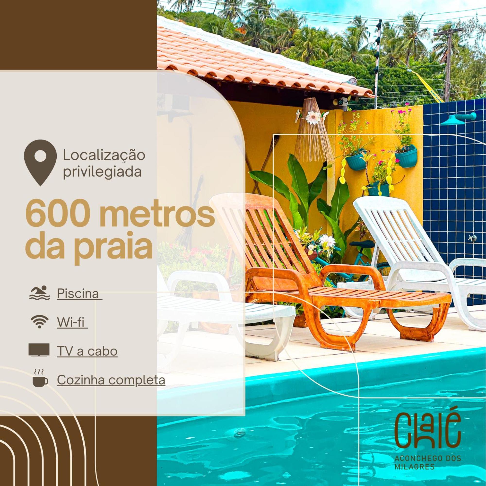 Chale Aconchego Dos Milagres Vila São Miguel dos Milagres Exterior foto